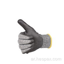 Hespax Polyester Automotive Automotive Anti Cut Glove
